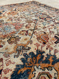 7’7 x 10’3  Late 19th Century Persian Mahal rug (#2371) - Blue Parakeet Rugs