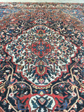 10’9 x 13’1 Antique Persian Bakhtiari rug (#1382) - Blue Parakeet Rugs