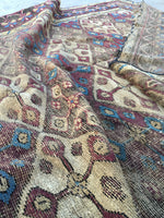 6’1 x 7’10 Antique Persian Mission Malayer - Blue Parakeet Rugs