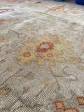 8’1 x 11’1 Antique 19th Century Rug # 2404ML / Large Vintage Rug / Neutral Rug / Beige Rug - Blue Parakeet Rugs