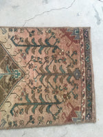 1’9 x 4’8 skinny vintage Persian runner (#1292ML) - Blue Parakeet Rugs