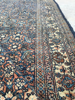 7’9 x 10’9 Antique Persian Mahal Rug - Blue Parakeet Rugs