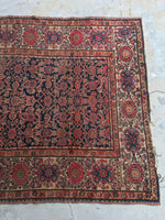 4’3 x 6’3 Antique Persian Malayer (#1384) - Blue Parakeet Rugs
