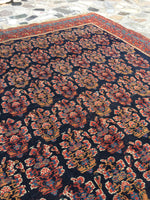 4'4 x 4'11 Antique Paisley Afshar Rug - Blue Parakeet Rugs