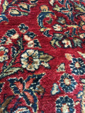 9 x 11’8 Antique Persian Sarouk (#1399) - Blue Parakeet Rugs