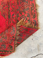 9'1 x 10'10" Worn Turkish Oushak Rug #JLH / 9x11 Turkish Rug / 9x11 Vintage Rug - Blue Parakeet Rugs