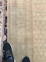 7’1 x 10 #1021ML / Large Antique Rug (#1021) - Blue Parakeet Rugs