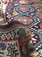 4’2 x 8’2 Qashqai Tribal Runner (#1039A) - Blue Parakeet Rugs
