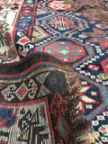 4’2 x 8’2 Qashqai Tribal Runner (#1039A) - Blue Parakeet Rugs