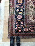 11 x 12 Antique Camel Hair Serab Rug (#1386ML) - Blue Parakeet Rugs