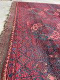 7’ x 8’6 Antique Ersari Rug #2787 - Blue Parakeet Rugs