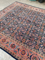 7’4 x11’2 Antique Persian Tabriz Rug #1355 - Blue Parakeet Rugs