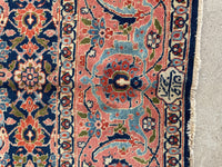 7’4 x11’2 Antique Persian Tabriz Rug #1355 - Blue Parakeet Rugs