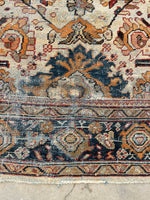 7’7 x 10’3  Late 19th Century Persian Mahal rug (#2371) - Blue Parakeet Rugs