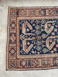 2’10 x 8’8 Antique Akstafa Caucasus Runner #2290 / Vintage skinny runner - Blue Parakeet Rugs