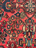 9’ x 12’1 Antique Berry Persian Dargazin Rug #2401 / 7x10 vintage rug - Blue Parakeet Rugs