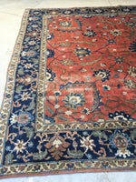 9’1 x 11’4 Antique 1920s Persian Tabriz Rug / 9x11 vintage rug (#1271) - Blue Parakeet Rugs