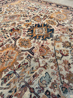 7’7 x 10’3  Late 19th Century Persian Mahal rug (#2371) - Blue Parakeet Rugs