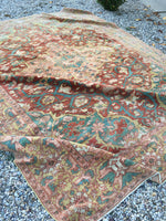 9'2 x 11'5 finely woven antique Persian Malayer (#1090ML) - Blue Parakeet Rugs