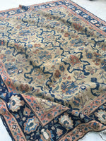 9’4 x 10’8 antique Persian Tabriz #972T (saved for Lindsey) - Blue Parakeet Rugs