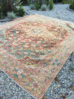 9'2 x 11'5 finely woven antique Persian Malayer (#1090ML) - Blue Parakeet Rugs