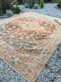 9'2 x 11'5 finely woven antique Persian Malayer (#1090ML) - Blue Parakeet Rugs
