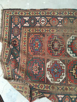 4’2 x 9’2 Antique Caucasian Runner (#1290) - Blue Parakeet Rugs