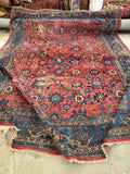 8’8 x 10’6 Antique Persian Bibikabad Rug #2357 - Blue Parakeet Rugs
