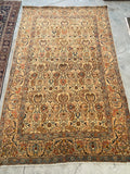 5’5 x 8’6 Antique Persian Tabriz rug #2289 / 6x9 Vintage rug - Blue Parakeet Rugs