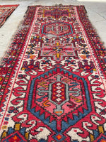2’ x 5’10 Persian Gharajeh Heriz runner (#1900) - Blue Parakeet Rugs