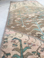 1’9 x 4’8 skinny vintage Persian runner (#1292ML) - Blue Parakeet Rugs