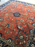 9’1 x 11’4 Antique 1920s Persian Tabriz Rug / 9x11 vintage rug (#1271) - Blue Parakeet Rugs