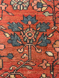 2’7 x 3’11 Antique Persian Scatter Rug #2611 - Blue Parakeet Rugs