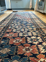 3’9 x 12’5 Antique Caucasian Runner #2849