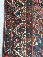 10’9 x 13’1 Antique Persian Bakhtiari rug (#1382) - Blue Parakeet Rugs