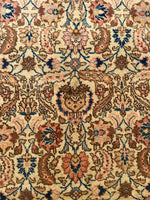 5’5 x 8’6 Antique Persian Tabriz rug #2289 / 6x9 Vintage rug - Blue Parakeet Rugs