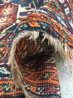 5’3 x 8’2 Antique Persian Shiraz Tribal Rug / 5x8 vintage rug (#1276) - Blue Parakeet Rugs