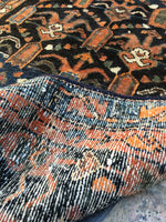 2’10 x 3’10 Persian Vintage Rug - Blue Parakeet Rugs