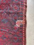 7’ x 8’6 Antique Ersari Rug #2787 - Blue Parakeet Rugs