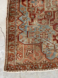 4’10 x 6’7 Antique Persian Bakhtiari Rug #227