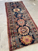 Pair of Antique Persian Runners #1131ML and #1130ML - Blue Parakeet Rugs