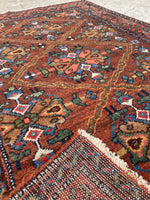 3’3 x 4’6 Antique Persian Malayer #2427 - Blue Parakeet Rugs