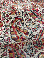 6x9 Antique Persian Paisley Mahal Rug #2182 - Blue Parakeet Rugs