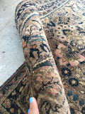 2'3 x 3’11 antique scatter mat Rug (#1254) - Blue Parakeet Rugs
