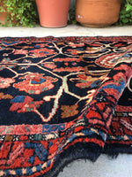3’3 x 19’9 Indigo Blue Antique Bakhtiari Runner (#833) - Blue Parakeet Rugs