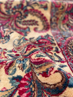 12x20 Ivory Persian Kerman Rug / #JLrug - Blue Parakeet Rugs