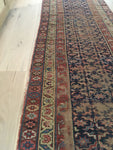 3'2 x 16'7  Love Worn Caucasian Runner (#431) - Blue Parakeet Rugs