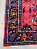 10’2 x 14’ Antique Persian Lilihan rug #2370 - Blue Parakeet Rugs
