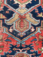 8'4 x 11'7 Antique Tribal Mountain rug #2070 / 8x12 Vintage Rug - Blue Parakeet Rugs