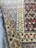 4’2 x 12’ Persian Tabriz Runner / rug runner / (#400) - Blue Parakeet Rugs